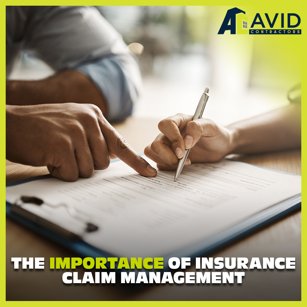 The importance of Insurance Claim Management