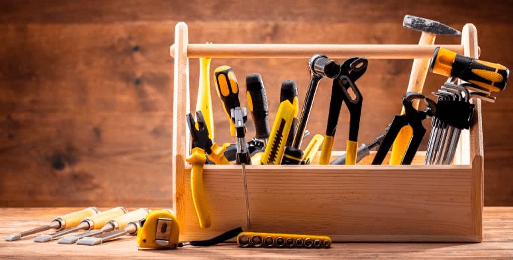 Box Of Tools On The Table
