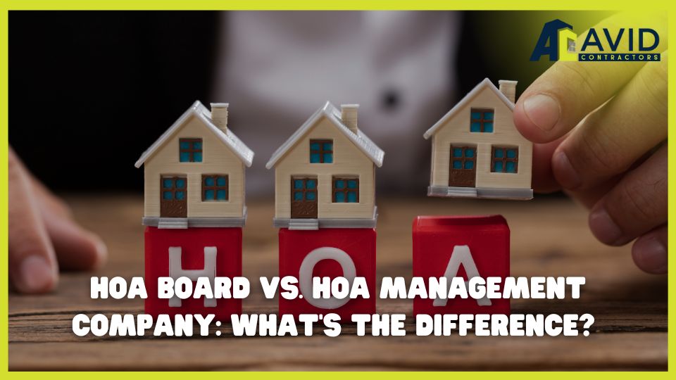 HOA Board vs. HOA Management Company: What’s the Difference?