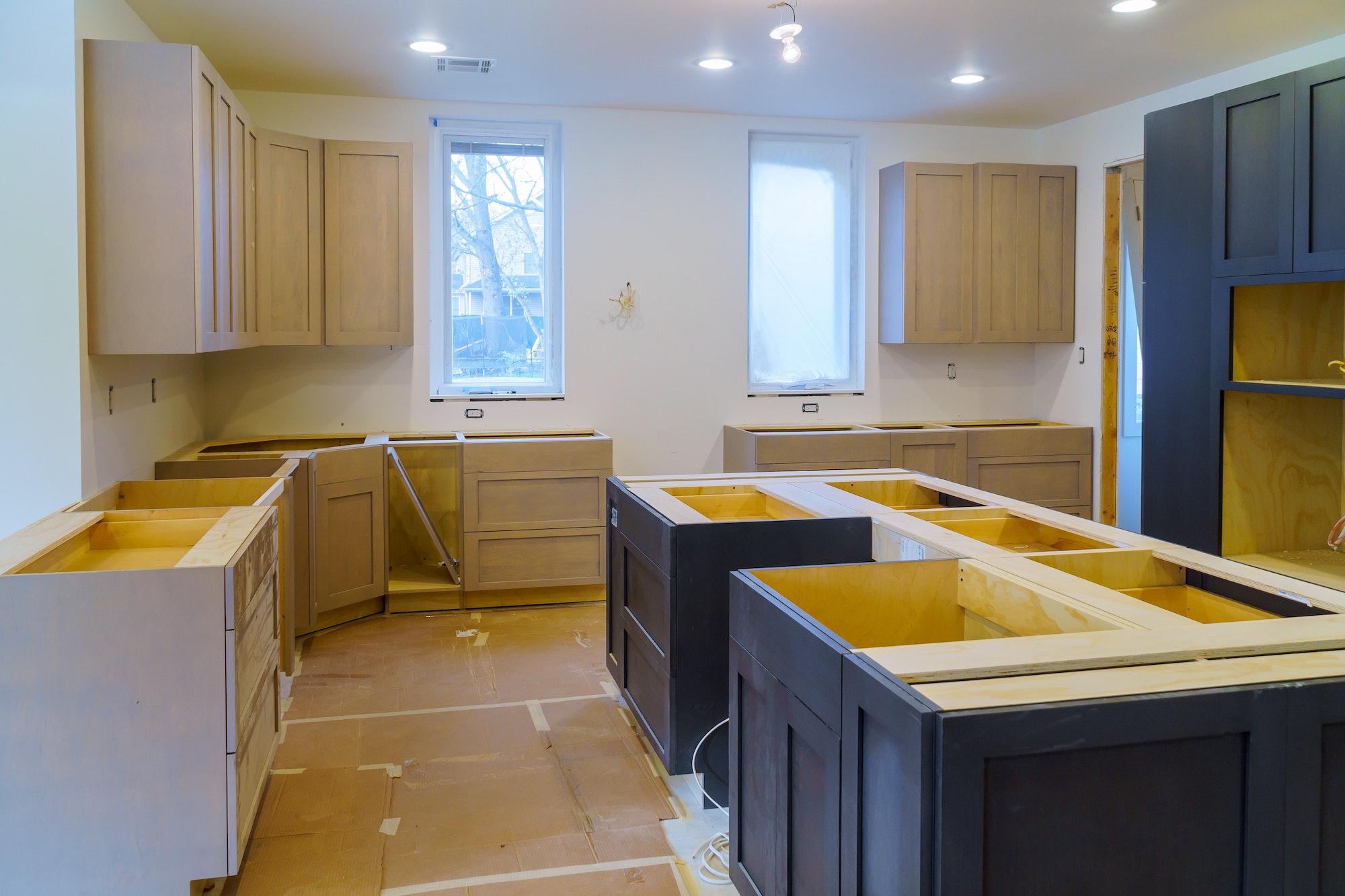Custom kitchen in various of installation base cabinets kitchen remodel